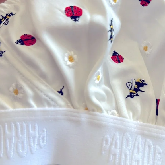 Parade Poplin Triangle Bralette Size S - Picture 8 of 11